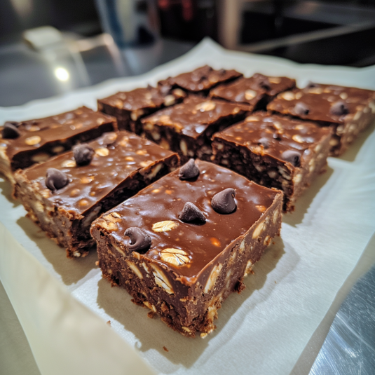 Healthy No-Bake Chocolate Peanut Butter Banana Oat Bars