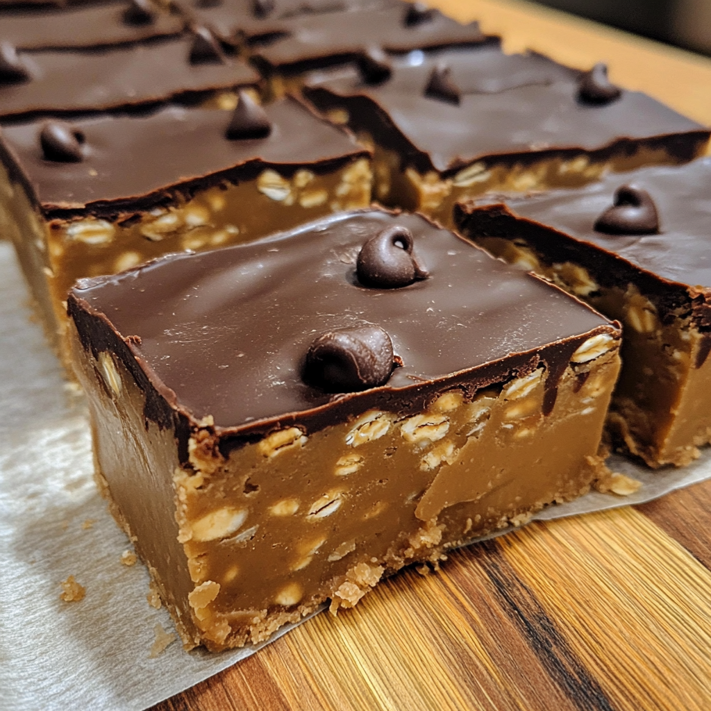 Healthy Peanut Butter Oatmeal Cookie Dough Energy Bars